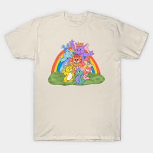 Vintage 80s Wuzzles Rainbows Garden T-Shirt